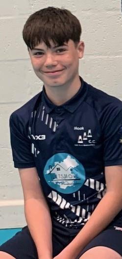 Charlie Holder (14) - in top ten with bat and ball